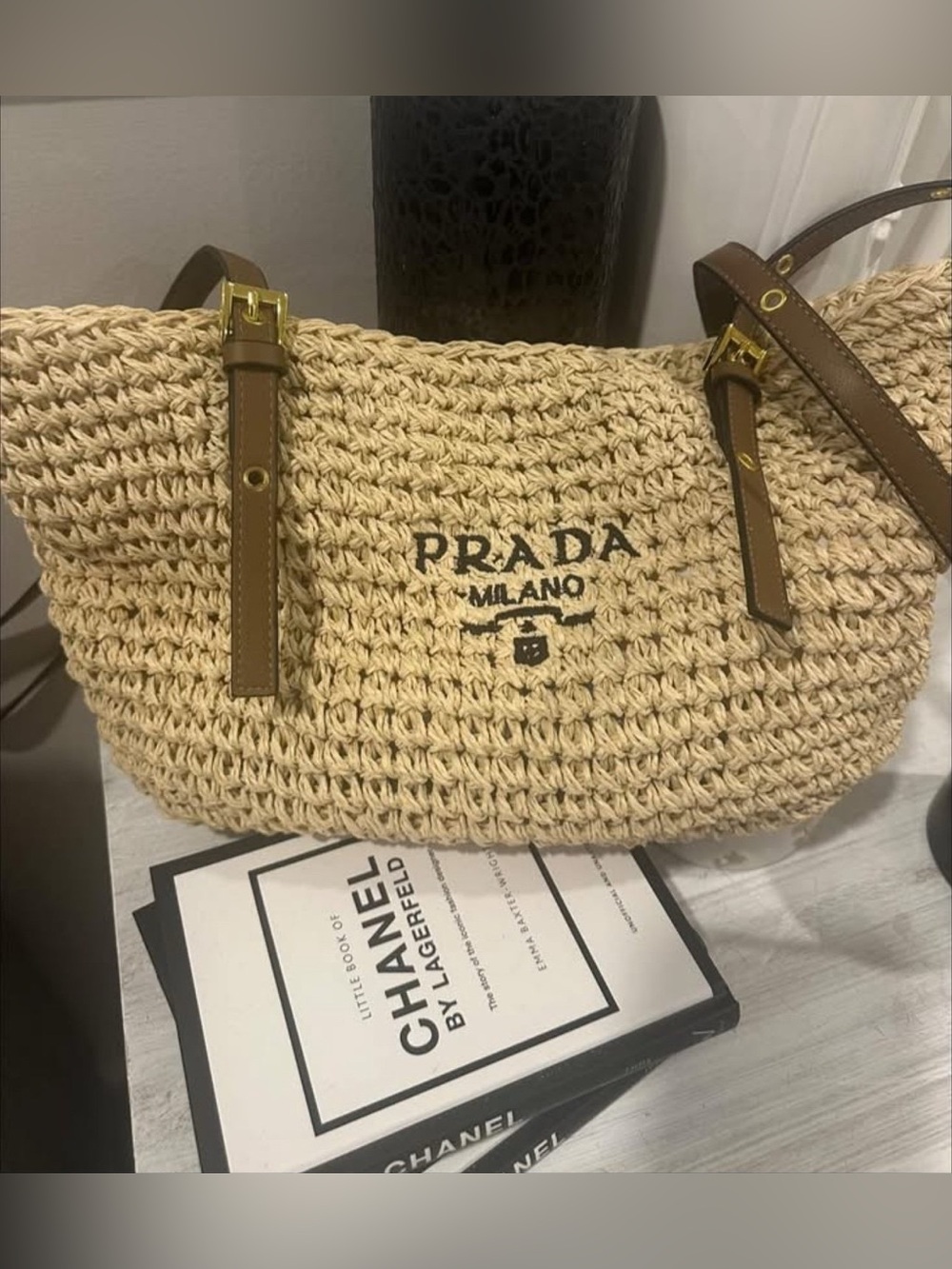 Straw beach bag tote ! New